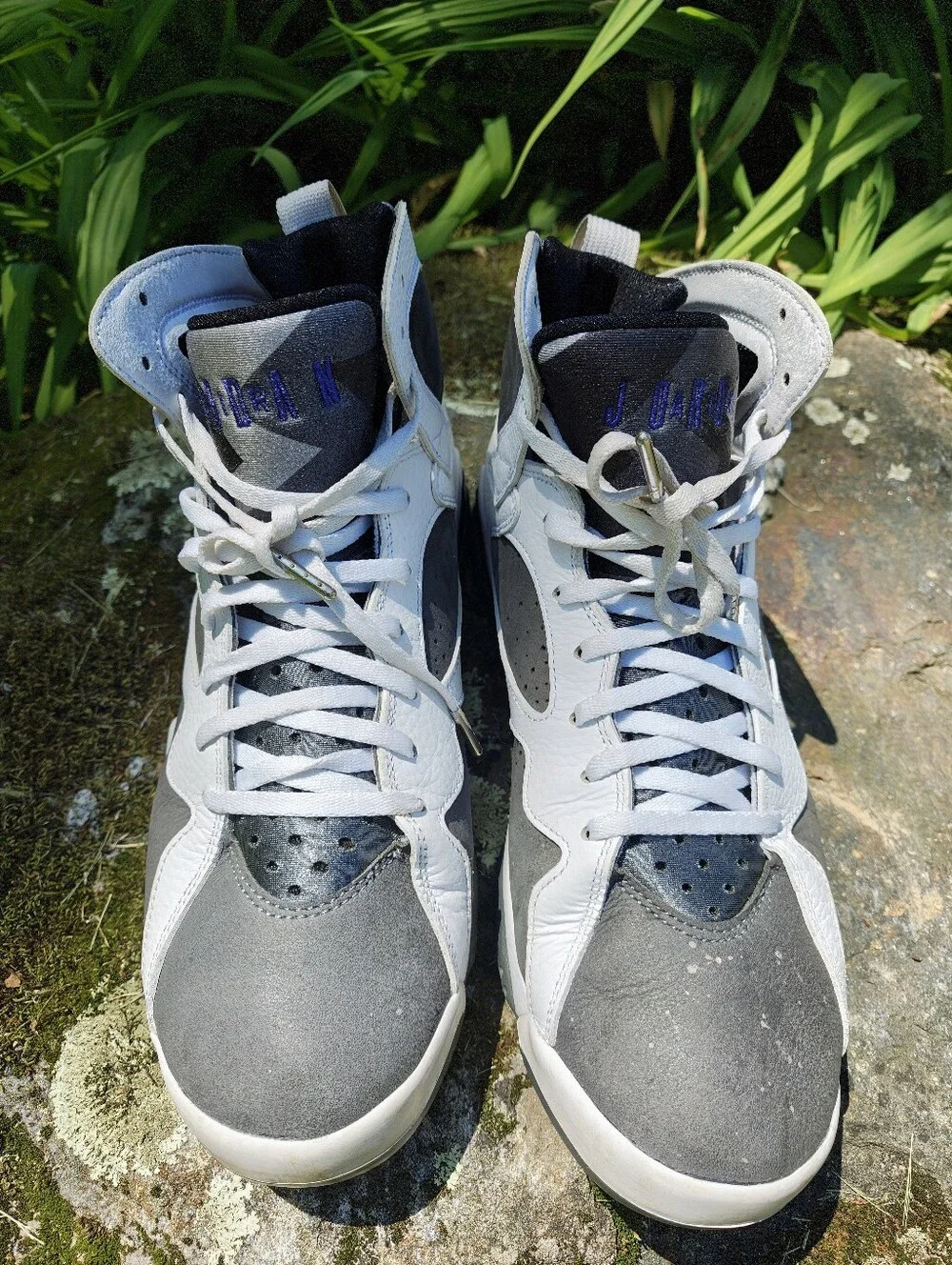 Air Jordan 7 Retro 'Flint' flaunts the OG Flint Grey nubuck quarter Men Size 11